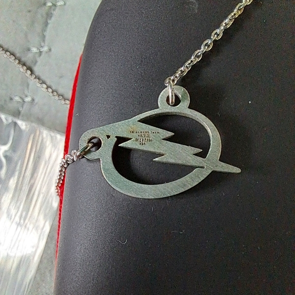 Sterling Silver Tampa Bay Ligtning Small (1/2 Inch) Pendant w/ 19" Necklace - Picture 7 of 9